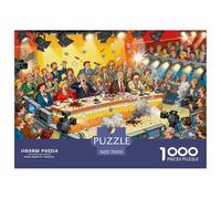 Error en la transmisión en Vivo del Estudio de televisión Puzzle De Madera Impermeable DIY Puzzles De 1000 Piezas Regalos para Adultos Colorido Rompecabezas Juegos Educativos