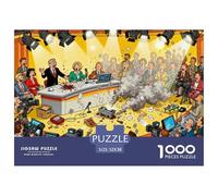 Error en la transmisión en Vivo del Estudio de televisión Puzzle De Madera Impermeable Puzzles De 1000 Piezas Regalos para Adultos Colorido Rompecabezas Juegos Desafiantes