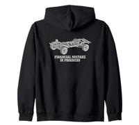 Error financiero en Curso Mecánico Entusiasta de automóviles Sudadera con Capucha