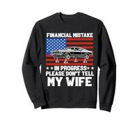 Error financiero en Progreso Muscle Car American con Bandera Sudadera