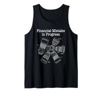 Error financiero Equipo de cámara Fotógrafo Diciendo Humor Camiseta sin Mangas