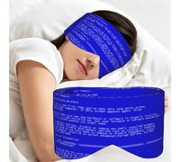 Errores clásicos de la pantalla azul de la muerte, Antifaz para dormir, ideal para el hogar, viajes y trabajo por turnos. Cubre completamente los ojos y bloquea la luz.