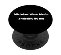 Errores Divertidos Probablemente cometidos por mí Humor Consciente de sí Mismo PopSockets PopGrip Adhesivo