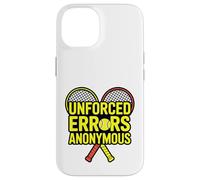Errores no forzados Anónimo Tenis Humor Carcasa para iPhone 14