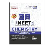 Errorless 38 Years NTA NEET (UG) Chapter-wise & Topic-wise CHEMISTRY Solved Papers (2025 - 1988) with Value Added Notes 20th Edition | New Syllabus PYQs Question Bank for 2026 Exam