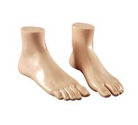 ERRORY 1 par de escultura anatómica de pie con textura de PVC, modelo de pie femenino para entrenamiento académico, fotografía de productos, sujetalibros para decoración de escritorio, talla única