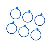ERRORY 6 círculos de agilidad con indicadores de dirección, perfectos para entrenamiento deportivo y ejercicios de desarrollo infantil, anillos de velocidad flexibles para atletismo