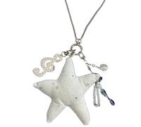 ERRORY Accesorio multifuncional con lunares y nota musical y soporte para colgante de estrella o decoración de bolsa, llavero de lunares, a, Talla única