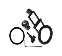 ERRORY Agarre portátil de aluminio para teléfono con adaptadores de zapata fría, soportes para smartphone, perfecto para actividades al aire libre y viajes, soporte para teléfono Vlog