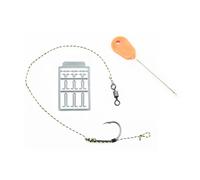 ERRORY Aparejos de cebo preatados para equipos de pesca, accesorios 2# / 4# / 6# / 8# Aparejos de pelo con parada Boilie y aguja de cebo
