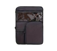 ERRORY Bolsa de almacenamiento de equipaje funcional múltiple de poliamida inmune al agua, planificador de viaje para panel de cuaderno, documentos, acceso controlado al aeropuerto, rudimentos contra