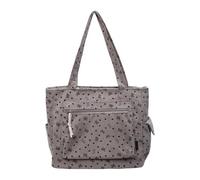ERRORY Bolsa de pana versátil para mujer, elegante, casual, con compartimentos, bolsa de hombro de gran capacidad, Gray, One Size