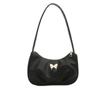 ERRORY Bolsa de piel sintética para mujer, diseño de mariposa, a la moda, compras, citas, axilas coreanas, plisadas, axilas, axilas coreanas para mujer, mariposa, axila, hombro de piel sintética