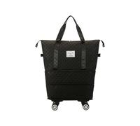 ERRORY Bolsa deportiva de gran capacidad, bolsa de fitness con ruedas, para fines de semana, equipaje expandible durante la noche para vacaciones, deportes, plegable, con ruedas, equipaje expandible