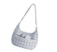 ERRORY Bolso cruzado pequeño para mujer, bolso cruzado acolchado de moda con correa ajustable, bolso de hombro para madre, bolso de mano Hobos, Blue, One Size