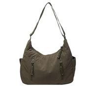 ERRORY Bolso de hombro informal de nailon, delicado bolso cruzado para varias ocasiones, adecuado para ambos géneros, bolsa de hombro diaria, Green, One Size