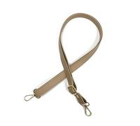 ERRORY Correa de hombro de piel sintética ajustable de repuesto para bolsos, bolsas de hombro cruzadas con hebillas de metal, correas de cuero de repuesto, Khaki, One Size