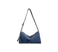 ERRORY Elegante bolsa de gamuza para las axilas, espaciosa, casual, con asa superior, perfecta para el trabajo de oficina y el trabajo de moda de invierno, Blue, One Size