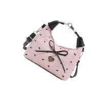 ERRORY Elegante bolso cruzado cruzado con lazo para el hombro, plan coreano, bolso de mano modificable, fino y permanente, tela de poliuretano coreano, bolso cruzado de moda coreana, b