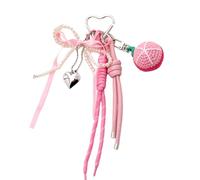 ERRORY Elegante colgante de ganchillo con diseño floral de frutas para mujer, regalo práctico, colgante de flores de campanillas azules, K5152, As picture shown