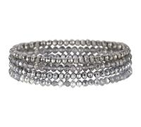 ERRORY Elegante multicapa con cuentas de colores, tamaño ajustable para un ajuste cómodo, gran elasticidad para las mujeres, talla única, como se describe