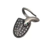 ERRORY Elegantes anillos de banda abierta de circonita cúbica, tamaño ajustable para ocasiones especiales, anillos de moda ajustables, One Size, como se describe, como se describe