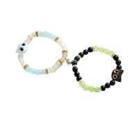 ERRORY Glowing in Dark Gatito - Cadena de resina con cierre de amistad, regalo para mujeres, parejas, joyería de amistad, talla única, como se describe