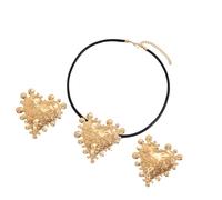 ERRORY Juego de joyas de aleación modernas y no coincidentes, colección de corazones para ocasiones especiales, combo de moda para mujer