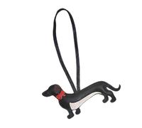 ERRORY Llavero con forma de perro suave al tacto para estudiantes, profesionales y entusiastas del aire libre, llavero en forma de perro, Negro, Talla única