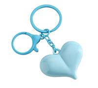 ERRORY Llavero multiusos en forma de corazón hecho de acrílico en paleta de caramelos para soporte de viaje, azul, Talla única