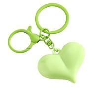 ERRORY Llavero multiusos en forma de corazón hecho de acrílico en paleta de caramelos para soporte de viaje, verde, Talla única