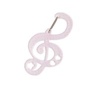 ERRORY Mosquetón con forma de nota de estrella, bonito colgante de teléfono, llavero acrílico con hebilla para mochila, bolso, regalos, llavero al aire libre, Purple