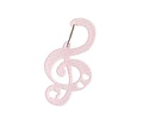 ERRORY Mosquetón con forma de nota de estrella, bonito colgante de teléfono, llavero acrílico con hebilla para mochila, bolso, regalos, llavero al aire libre, a