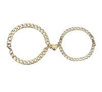 ERRORY Pulseras para parejas, atracción mutua, relación, juego de cadena de amistad a juego para mujeres y hombres, lindas pulseras para parejas, juego de corazón para él, su novio y novia, talla