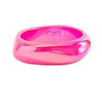 ERRORY Resina de forma geométrica irregular hecha a mano con efecto perlado colorido para mujer, joyería de moda de color degradado, talla única, como se describe