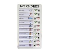 ERRORY Tabla de rutina diaria para niños, tabla de programación visual, gestión del tiempo para niños pequeños, programación diaria de seguimiento de proyectos