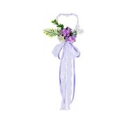 ERRORY Varita floral de seda para niñas, segura para ceremonias de boda, fiesta de cumpleaños, celebración, disfraz, hadas para boda, Morado (, Talla única