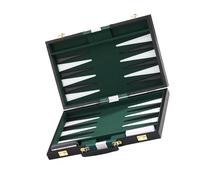 ERRORY Weight Rolls Up - Juego de tapete de juego de backgammon de piel sintética y juego de ajedrez para viajeros y entusiastas del juego