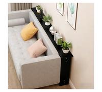 ERRULAN Mueble detras Sofa Behind Couch Table Skinny, Wood Sofa Tables Narrow Long 31 39 47 59 Inches, Narrow Console Table for Entryway Hallway Living Room Decor(Black,47.2x3.9x25.6in/120x10x65cm)