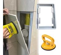 ERRULAN Panel de Acceso Panel de Acceso de plomería para Paneles de Yeso, Tapa de Placa eléctrica con trampilla de inspección Oculta, Puerta de Acceso de Aluminio(100x50cm/39x20in)