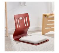 ERRULAN Silla de Suelo reclinable Sillas de Piso de Dormitorio para Adultos/niños, cómoda Silla de meditación de Madera con Respaldo, Asientos japoneses Kotatsu(Style11)