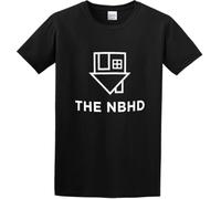 ERSAN Men's The NBHD Fashion Graphic Neighbourhood Letter Print T Tshirts Camisetas y Tops Print Tees T Tshirts Camisetas y Tops O Neck(X-Large)