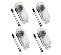 ERSDGG 4 PCS Luces de proyección para puertas, luces de bienvenida, luces fantasma, luces de charco, compatibles con A1/A3/A4/A5/A6/A7/A8/Q2/Q3/Q5/Q7/Q8/TT/R8/e-tron