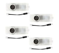 ERSDGG 4 unidades de proyectores LED para puertas de coche, iluminación de bienvenida, iluminación de puerta de coche, adecuado para 1/2/3/4/5/6/7/ X1/X2/X3/X4/X5/X6/X7/M/Z/GT