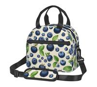 ERSDWRE Blueberry Pattern01 - Lonchera reutilizable con estampado de arándanos para mujer, bolsa de almuerzo aislada para adultos, para oficina, picnic, viajes