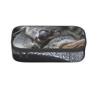 ERSDWRE Estuche para lápices con capacidad de koala durmiendo, bolsa de almacenamiento, estuche para rotuladores, viajes, universidad, oficina, papelería