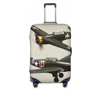 ERSDWRE Funda elástica para equipaje de avión de la Segunda Guerra Mundial 02, para accesorios de viaje de 18 a 32 pulgadas, Black, S