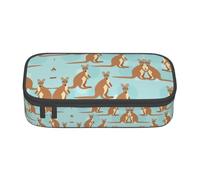 ERSDWRE Funny For Kangaroo Zoo - Estuche de almacenamiento para lápices, rotuladores, viajes, universidad, oficina, papelería