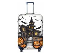 ERSDWRE Happy-Halloween-Vector Print - Funda elástica para maleta, se adapta a accesorios de viaje de 18 a 32 pulgadas, Black, XL