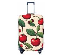 ERSDWRE Lovely Sweet Red Cherry 2 - Funda elástica para maleta, para accesorios de viaje de 45 a 81 cm, Black, L